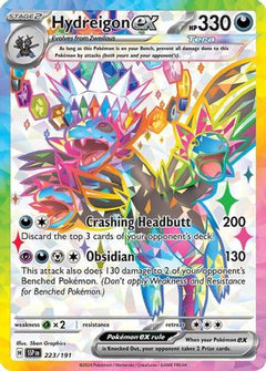 Hydreigon ex (223/191) [Scarlet & Violet: Surging Sparks]-1