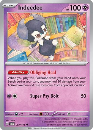 Indeedee (093/191) [Scarlet & Violet: Surging Sparks]-1