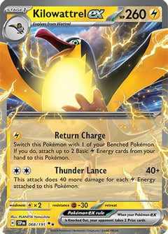 Kilowattrel ex (068/191) [Scarlet & Violet: Surging Sparks]-1