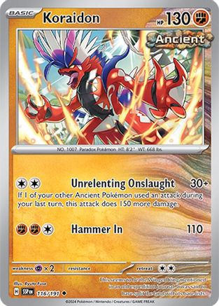 Koraidon (116/191) [Scarlet & Violet: Surging Sparks]-1