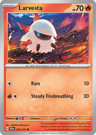 Larvesta (024/191) [Scarlet & Violet: Surging Sparks]-1