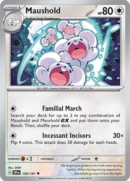 Maushold (158/191) [Scarlet & Violet: Surging Sparks]-1