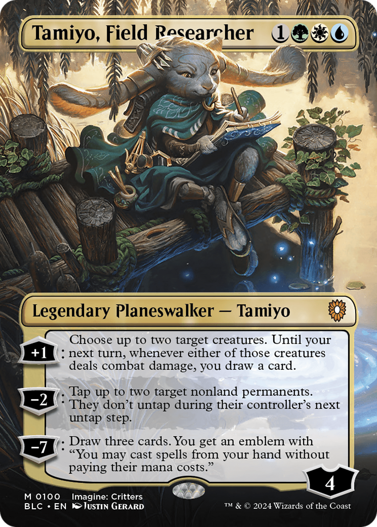 Tamiyo, Field Researcher (Borderless) [Bloomburrow Commander]-1