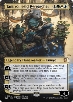 Tamiyo, Field Researcher (Borderless) [Bloomburrow Commander]-1