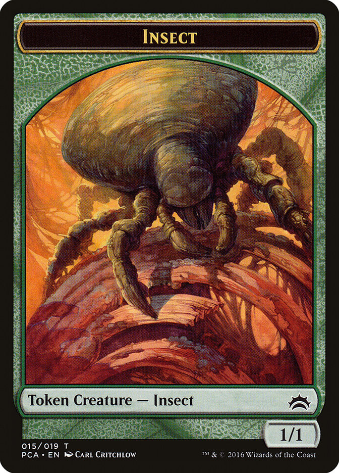 Goat // Insect Double-Sided Token [Planechase Anthology Tokens]-2