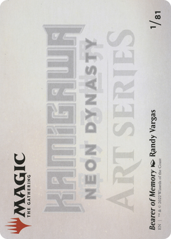 Bearer of Memory // Bearer of Memory (ANEO-001) - Neon Dynasty Art Series (Borderless)-2