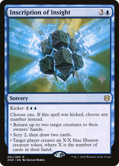 Inscription of Insight (Promo Pack) [Zendikar Rising Promos]-1