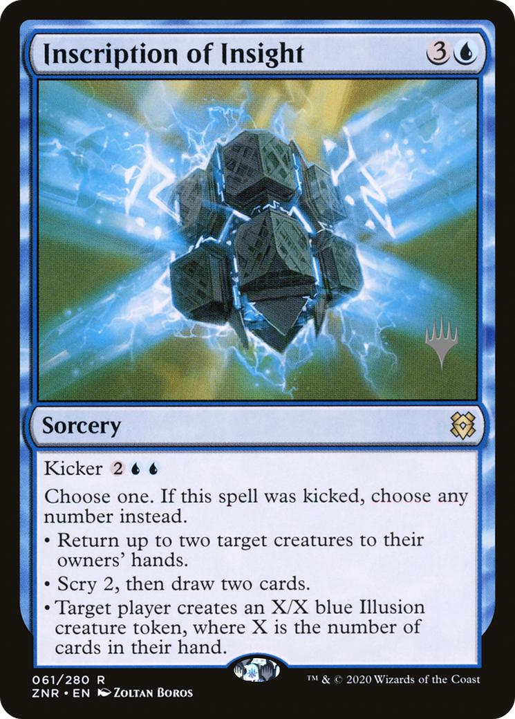 Inscription of Insight (Promo Pack) [Zendikar Rising Promos]-1