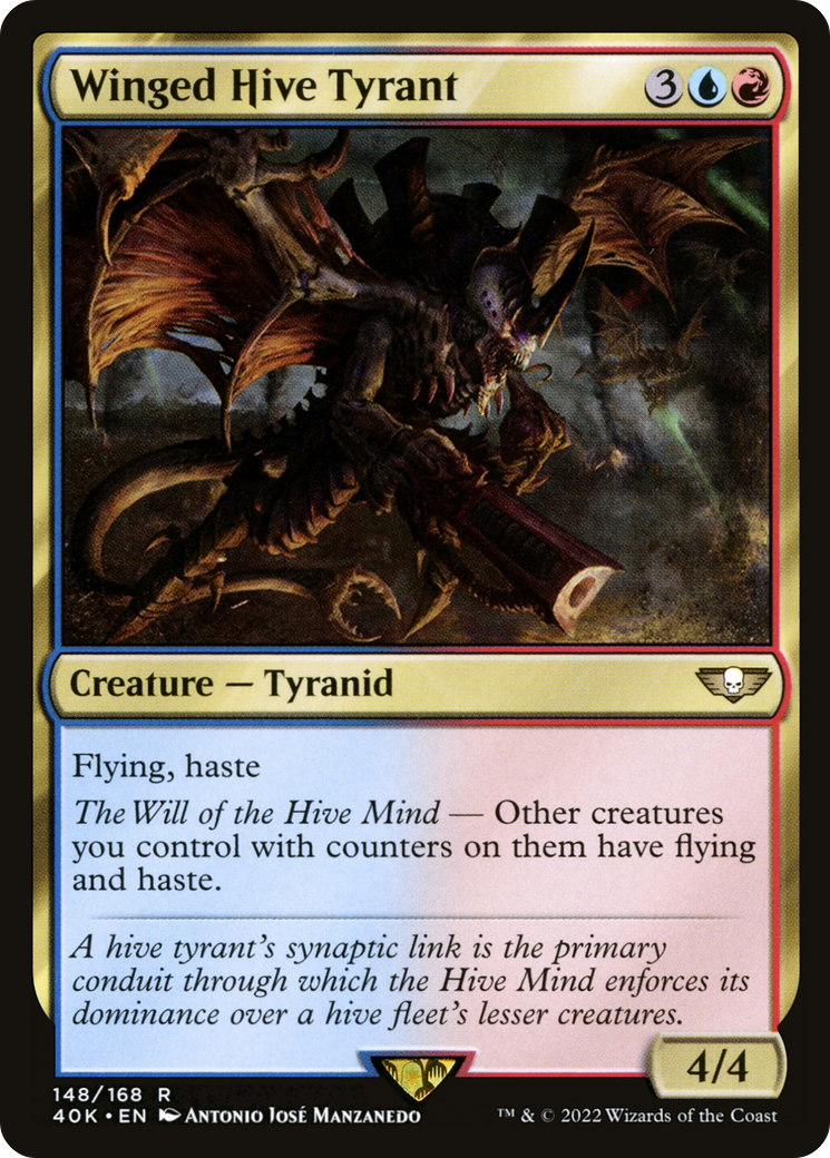 Winged Hive Tyrant (40K-148) - Warhammer 40,000 Commander-1