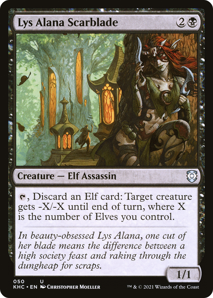 Lys Alana Scarblade [Kaldheim Commander]-1