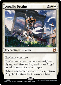 Angelic Destiny [Wilds of Eldraine Commander]-1