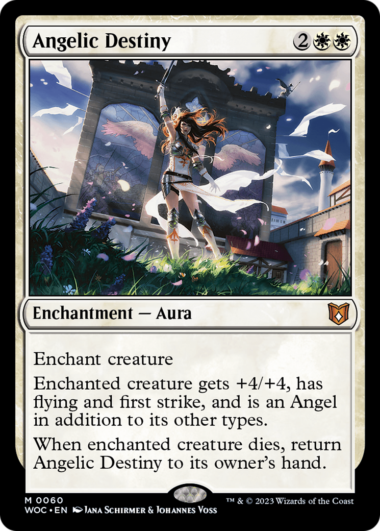 Angelic Destiny [Wilds of Eldraine Commander]-1