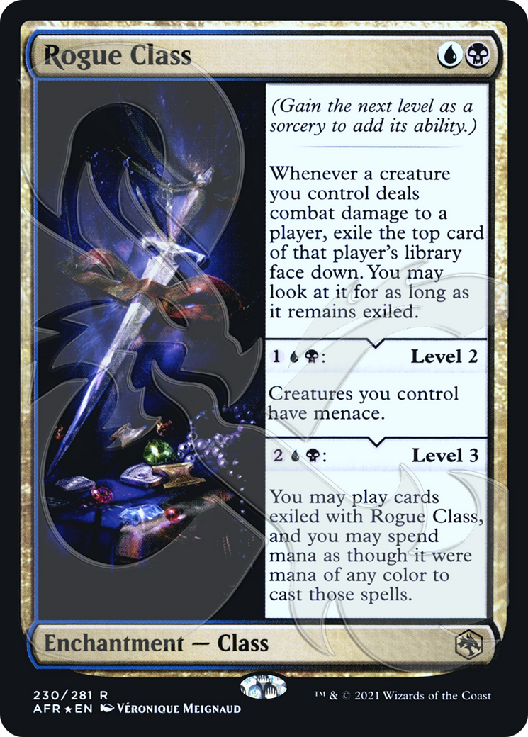 Rogue Class (Ampersand Promo) [Dungeons & Dragons: Adventures in the Forgotten Realms Promos]-1