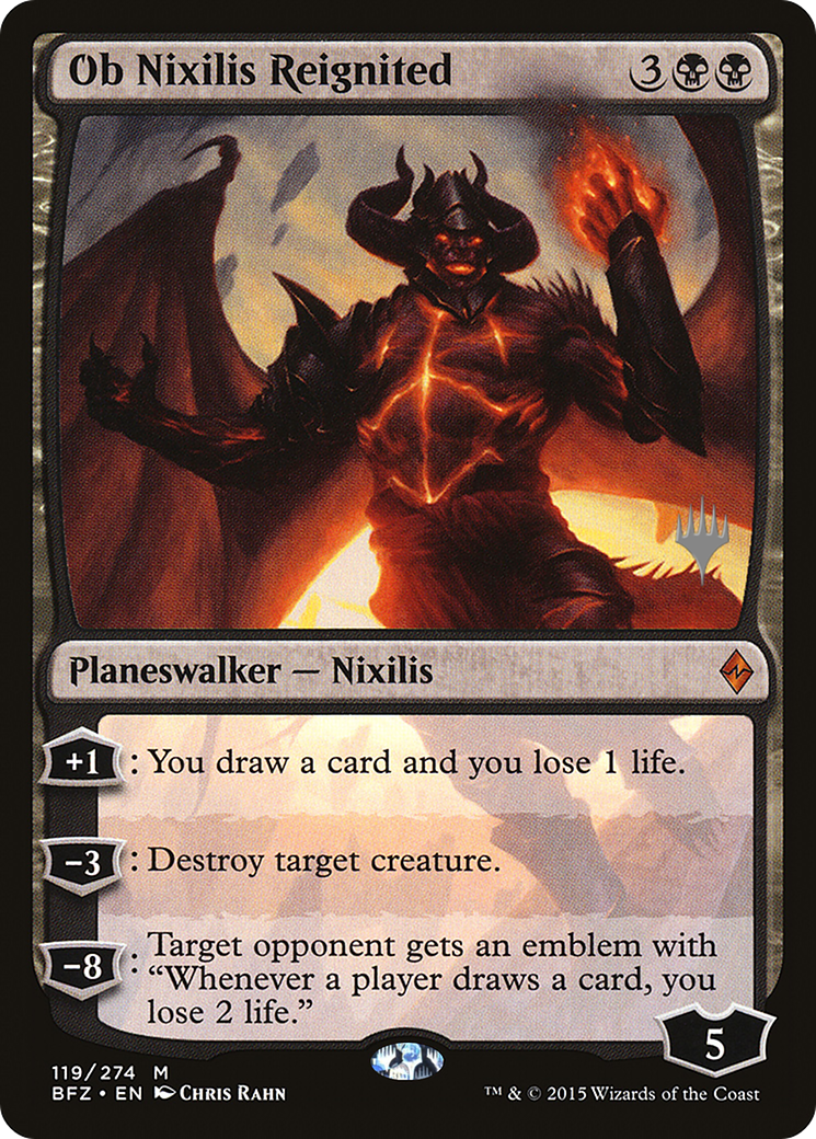 Ob Nixilis Reignited (Promo Pack) [Battle for Zendikar Promos]-1