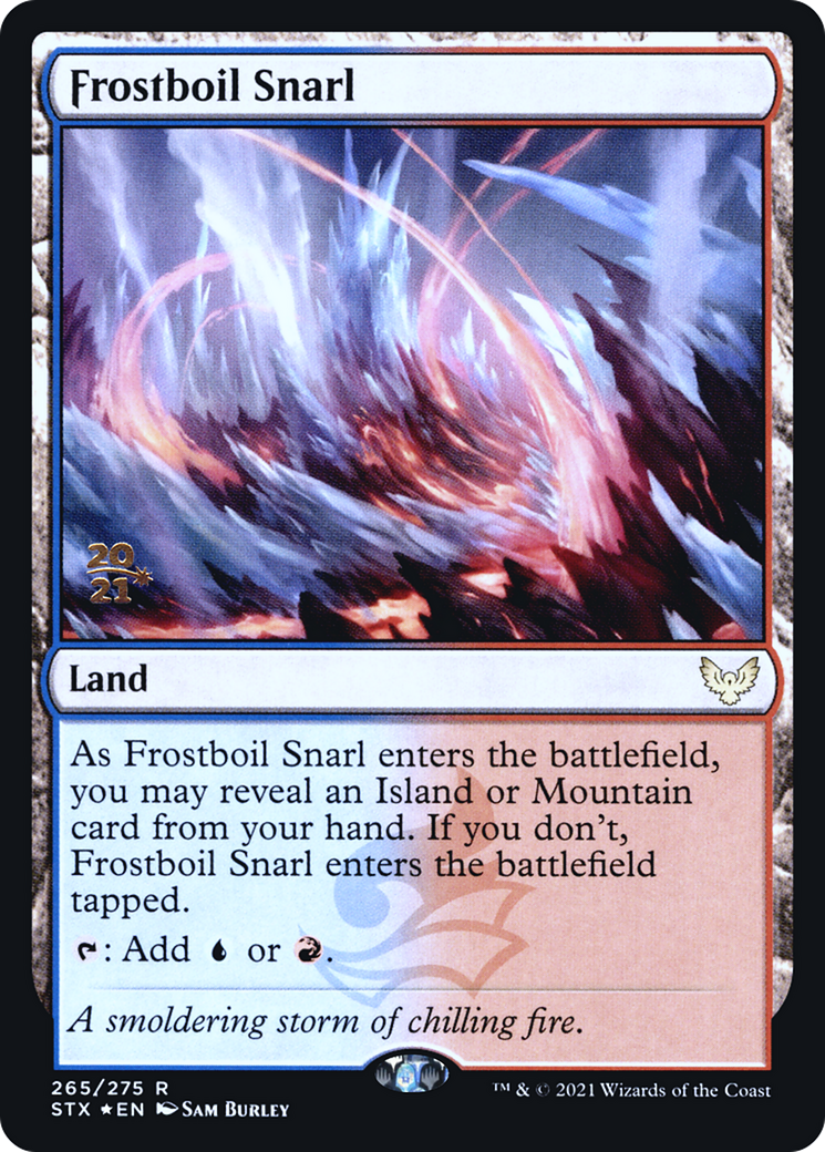 Frostboil Snarl [Strixhaven: School of Mages Prerelease Promos]-1
