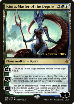 Kiora, Master of the Depths [Battle for Zendikar Prerelease Promos]-1