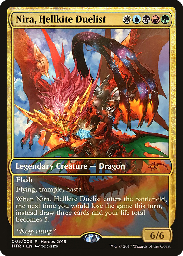 Nira, Hellkite Duelist [Heroes of the Realm]-1