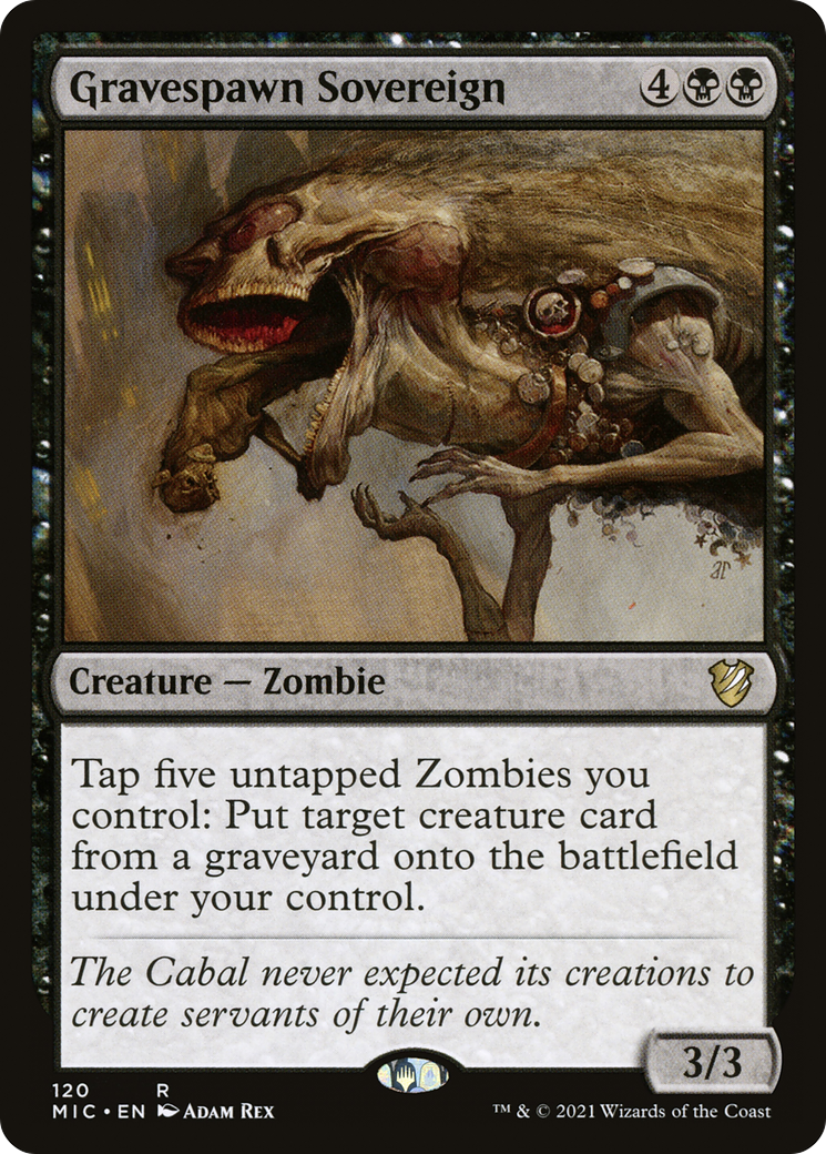 Gravespawn Sovereign [Innistrad: Midnight Hunt Commander]-1