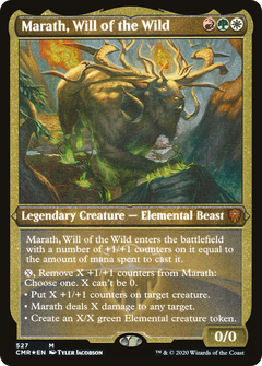 Marath, Will of the Wild (Etched) [Commander Legends]-1