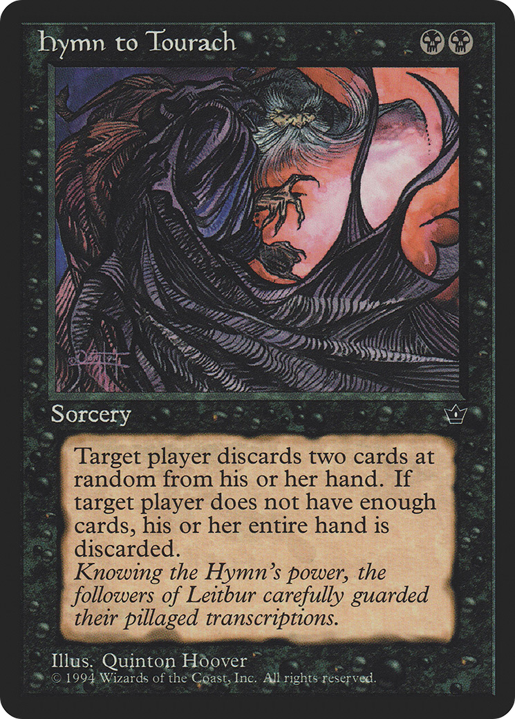 Hymn to Tourach (Quinton Hoover) [Fallen Empires]-1