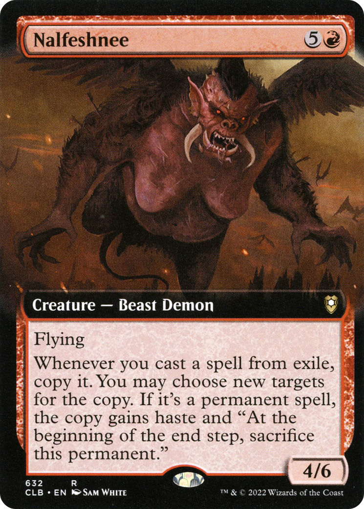 Nalfeshnee (Extended Art) [Commander Legends: Battle for Baldur's Gate]-1