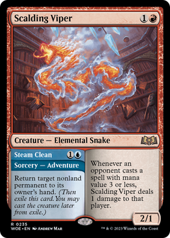 Scalding Viper // Steam Clean [Wilds of Eldraine]-1