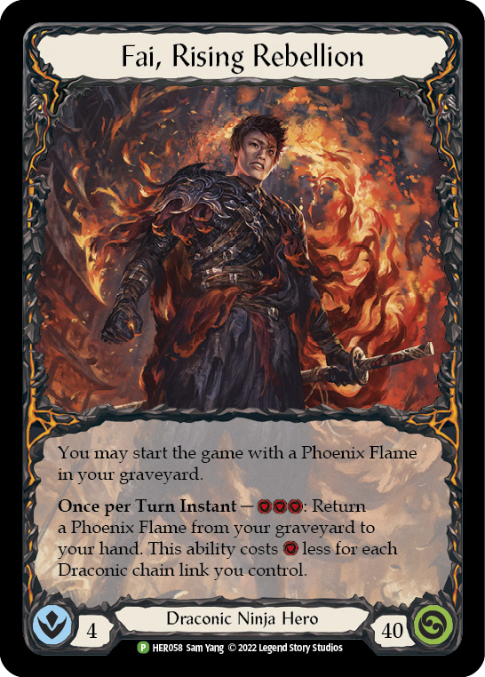 Fai, Rising Rebellion [HER058] (Promo)  Cold Foil-1