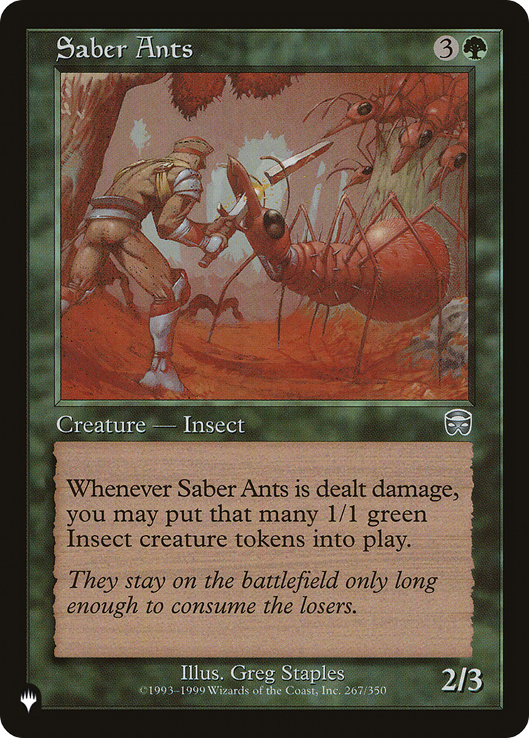 Saber Ants [The List]-1