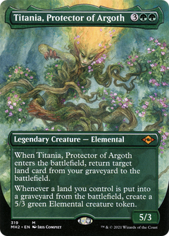 Titania, Protector of Argoth (Borderless Alternate Art) [Modern Horizons 2]-1