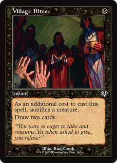Village Rites (Retro Frame) (INR-392) - Innistrad Remastered Foil-1