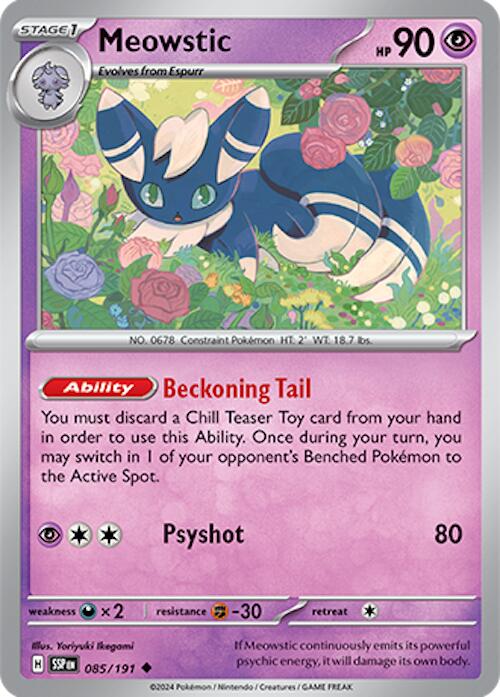 Meowstic (085/191) [Scarlet & Violet: Surging Sparks]-1