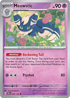 Meowstic (085/191) [Scarlet & Violet: Surging Sparks]-1