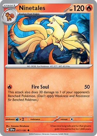 Ninetales (017/191) [Scarlet & Violet: Surging Sparks]-1