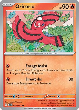 Oricorio (026/191) [Scarlet & Violet: Surging Sparks]-1