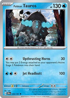 Paldean Tauros (039/191) [Scarlet & Violet: Surging Sparks]-1