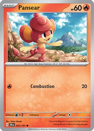 Pansear (022/191) [Scarlet & Violet: Surging Sparks]-1