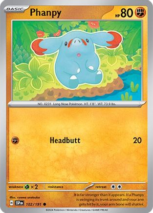 Phanpy (102/191) [Scarlet & Violet: Surging Sparks]-1
