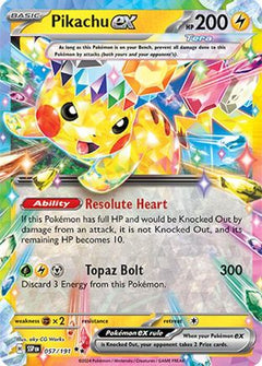 Pikachu ex (057/191) [Scarlet & Violet: Surging Sparks]-1
