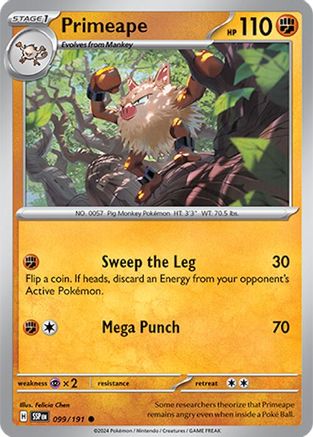 Primeape (099/191) [Scarlet & Violet: Surging Sparks]-1