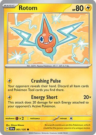 Rotom (061/191) [Scarlet & Violet: Surging Sparks]-1