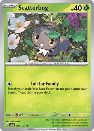 Scatterbug (005/191) [Scarlet & Violet: Surging Sparks]-1