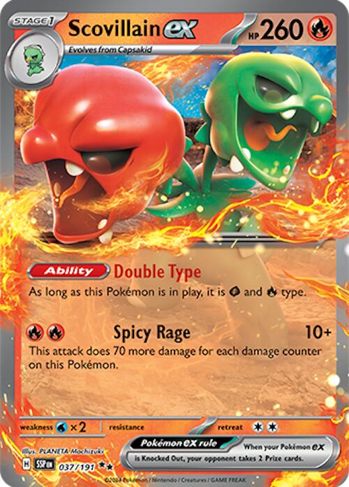 Scovillain ex (037/191) [Scarlet & Violet: Surging Sparks]-1
