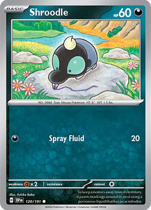 Shroodle (120/191) [Scarlet & Violet: Surging Sparks]-1