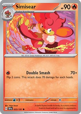 Simisear (023/191) [Scarlet & Violet: Surging Sparks]-1