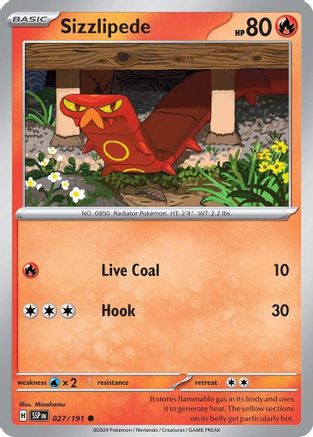 Sizzlipede (027/191) [Scarlet & Violet: Surging Sparks]-1