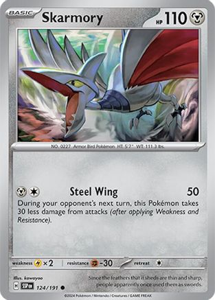 Skarmory (124/191) [Scarlet & Violet: Surging Sparks]-1