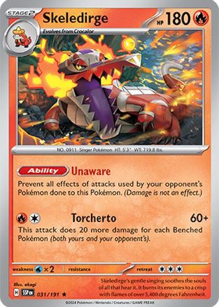 Skeledirge (031/191) [Scarlet & Violet: Surging Sparks]-1