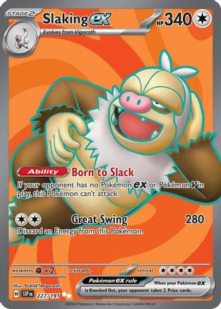 Slaking ex (227/191) [Scarlet & Violet: Surging Sparks]-1