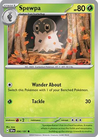 Spewpa (006/191) [Scarlet & Violet: Surging Sparks]-1