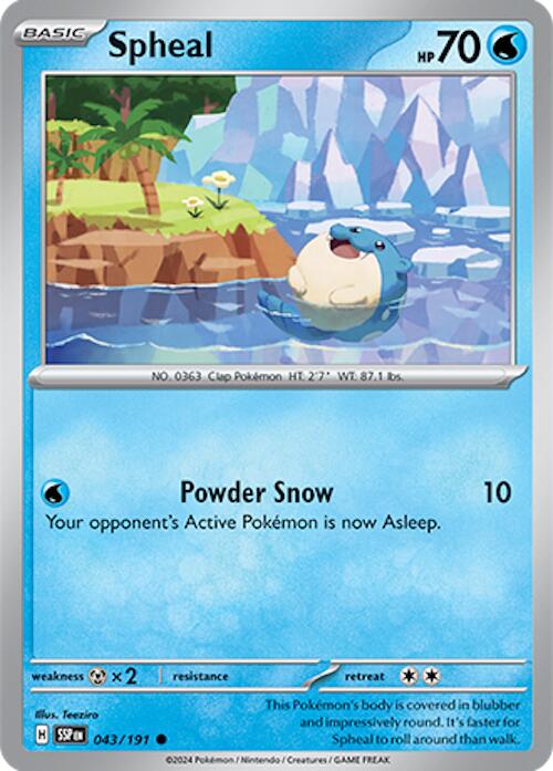 Spheal (043/191) [Scarlet & Violet: Surging Sparks]-1